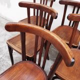 Series of 6 bistro chairs Year 30