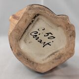 Trompe l'oeil vase signed Cerat