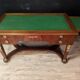 Double-sided Empire-style desk from the Egyptian return in mahogany.