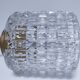 semi-crystal suspension with diamond motif design from the 1960s