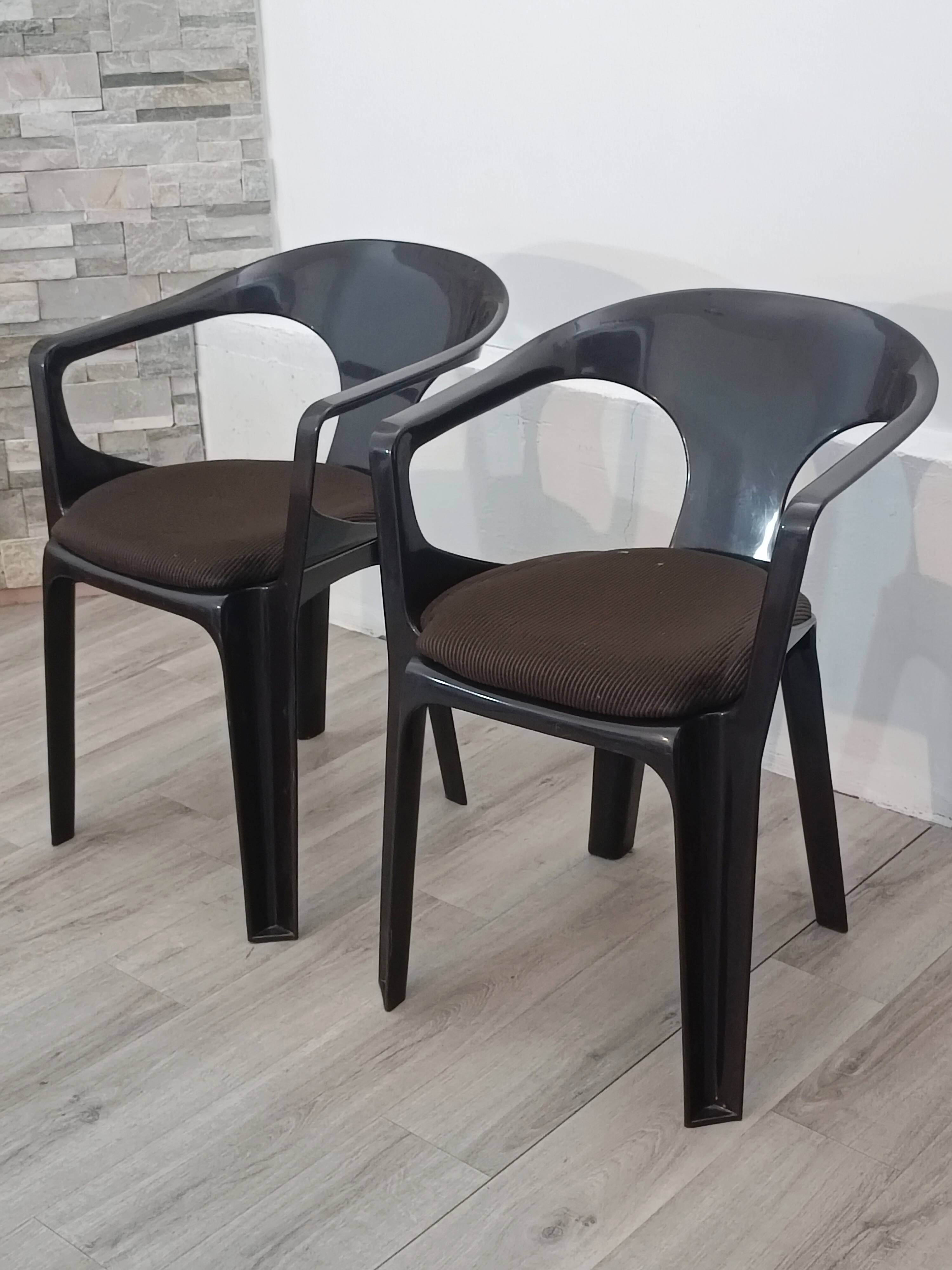 Pair of armchairs by Henry Massonet for Stamp 1974