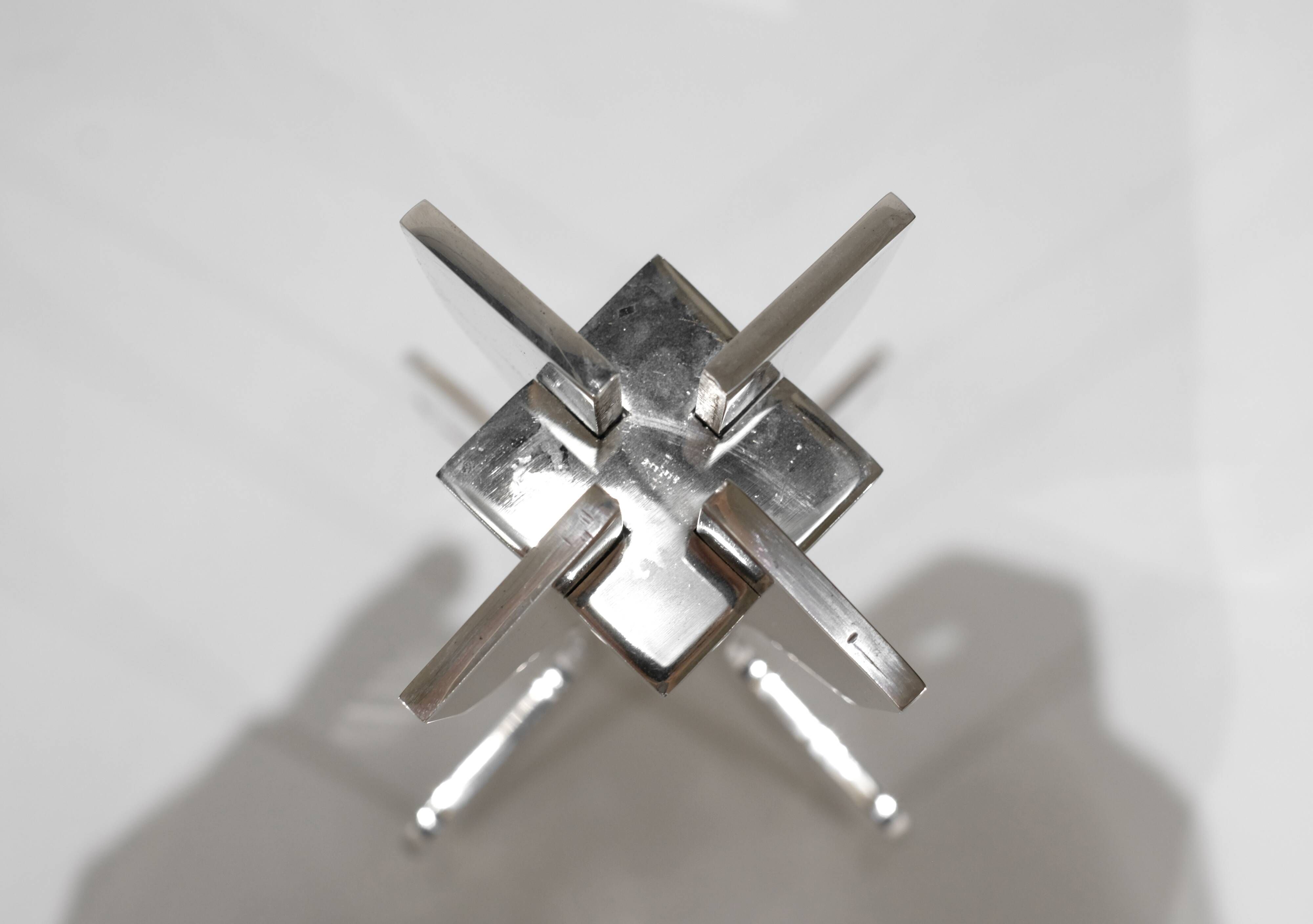 Candle holder by Marcel Breuer for Gavina, Italy, 1960s.