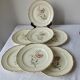 Dessert plates model Saverne by St Amand. 1950s-60s.