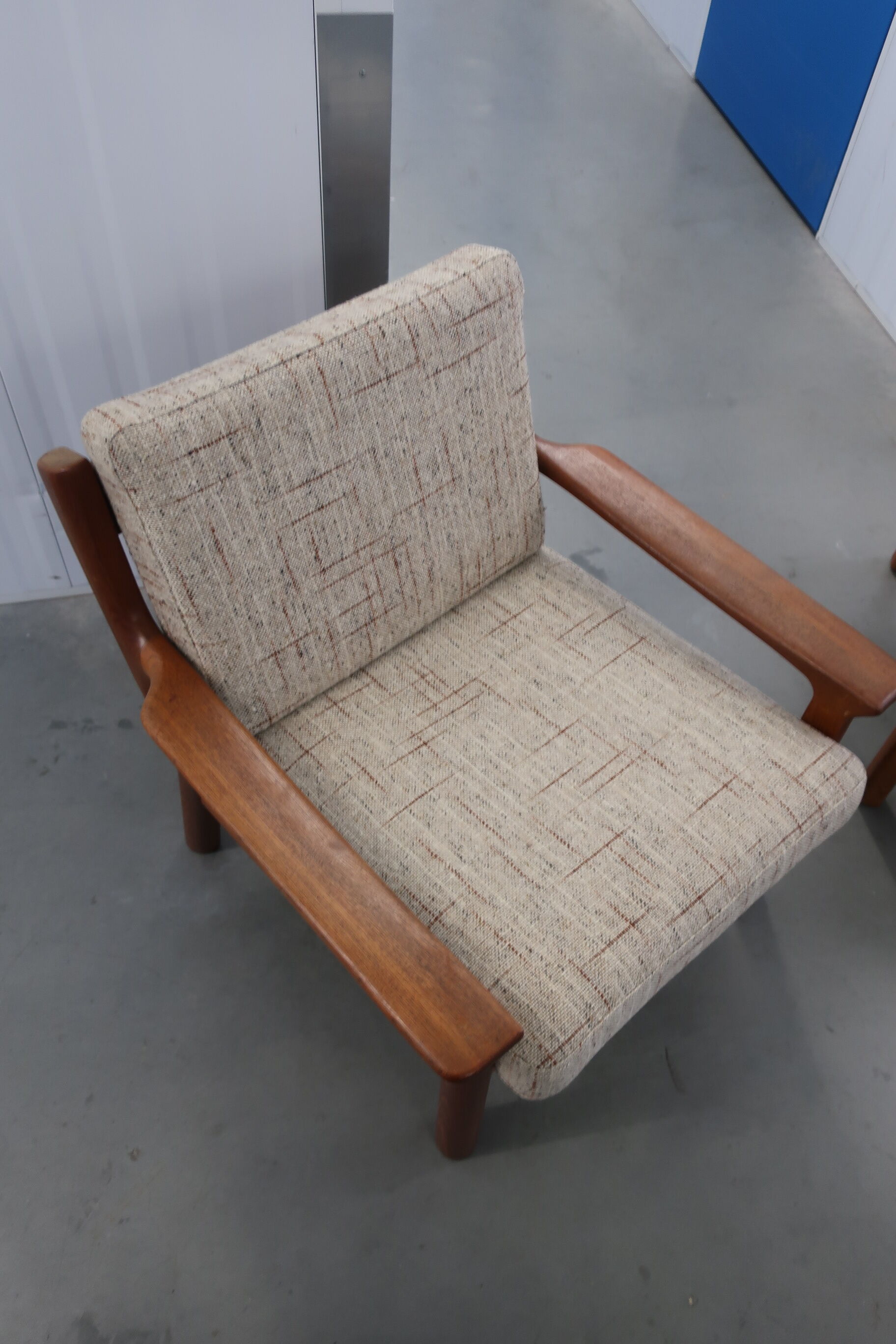 Pair of danish armchairs from the 60s in teak