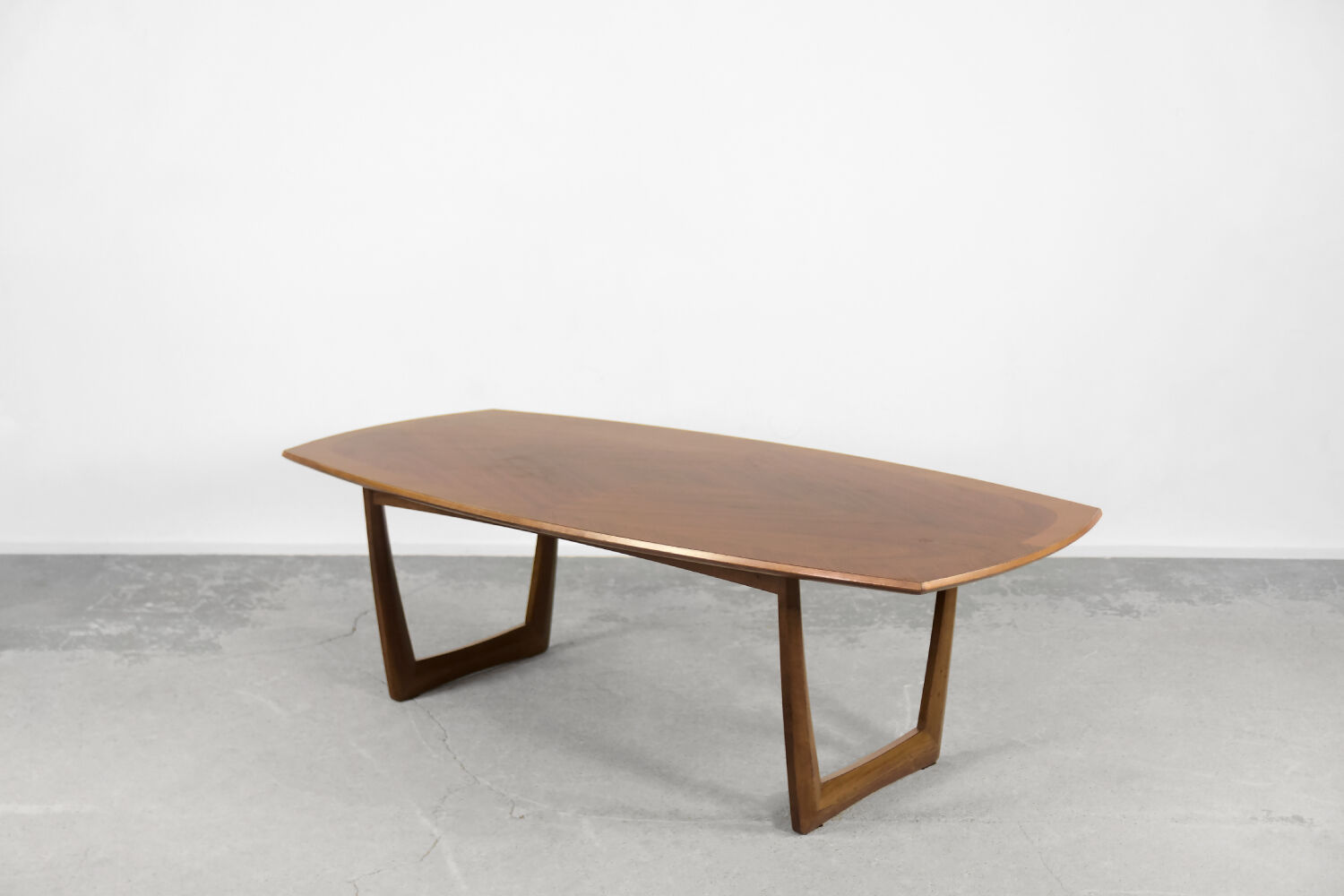 German walnut coffee table from Kondor Möbel, 1960