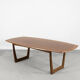 German walnut coffee table from Kondor Möbel, 1960