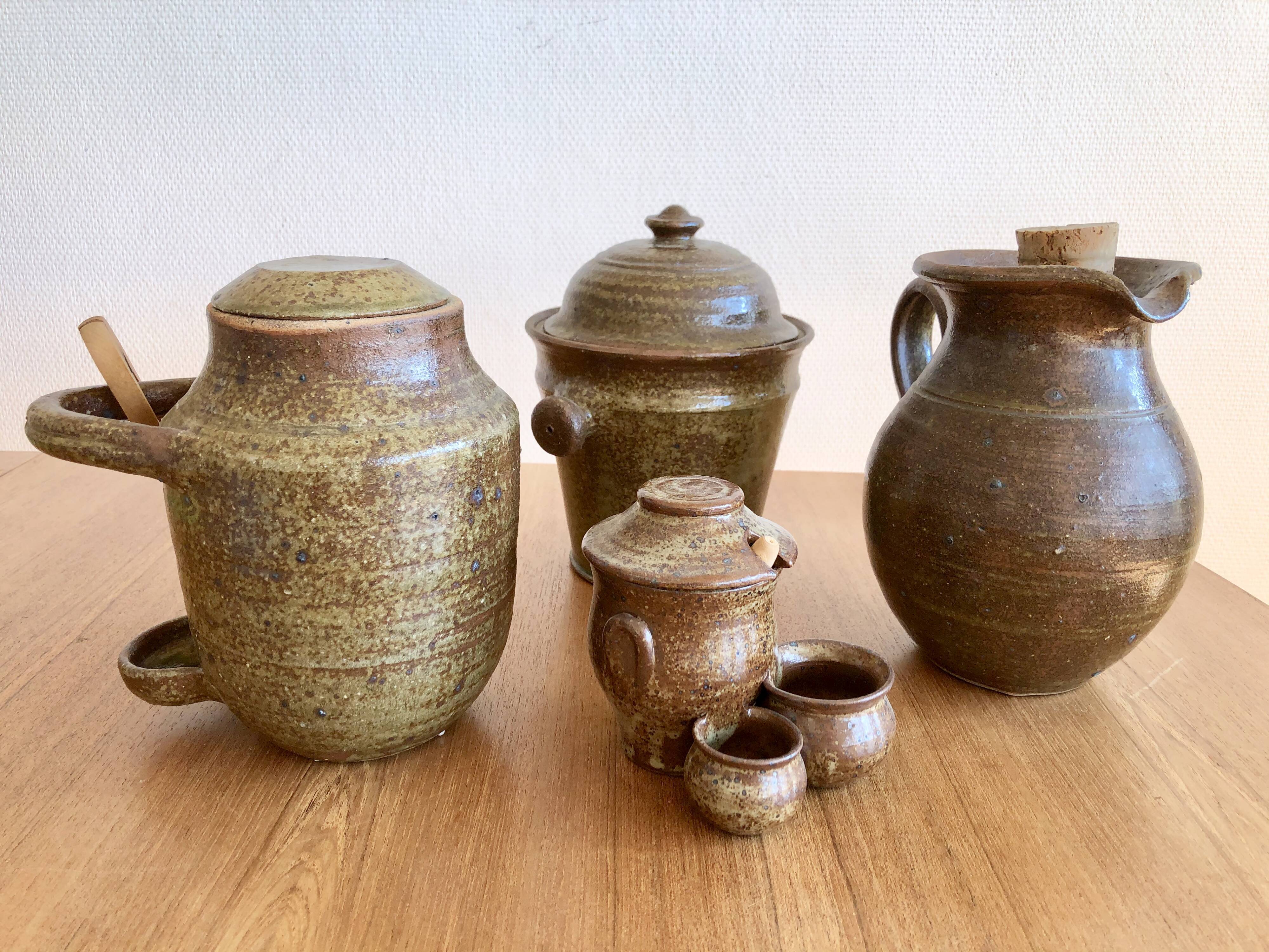 Set de cuisine en grès