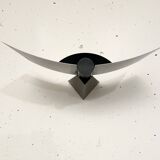 Bernard Justin wing wall lights, Lumière glass 1980