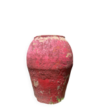 Ancient terracotta pottery jar from the 19th century