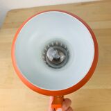 Spot lamp orange clamp 70s space age