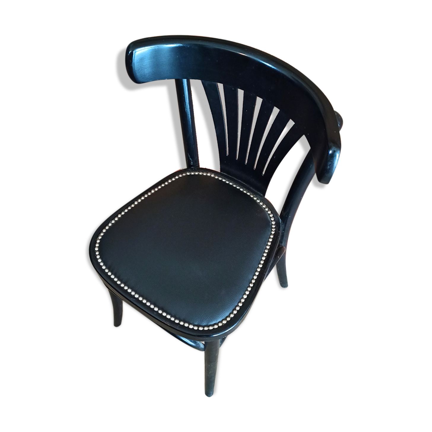 Studded bistro chair