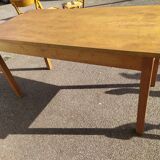 Old farm bistro table in solid wood 50/60