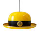 Hans Agne Jakobsson - Yellow Pendant Hat Lamp - Markaryd Sweden