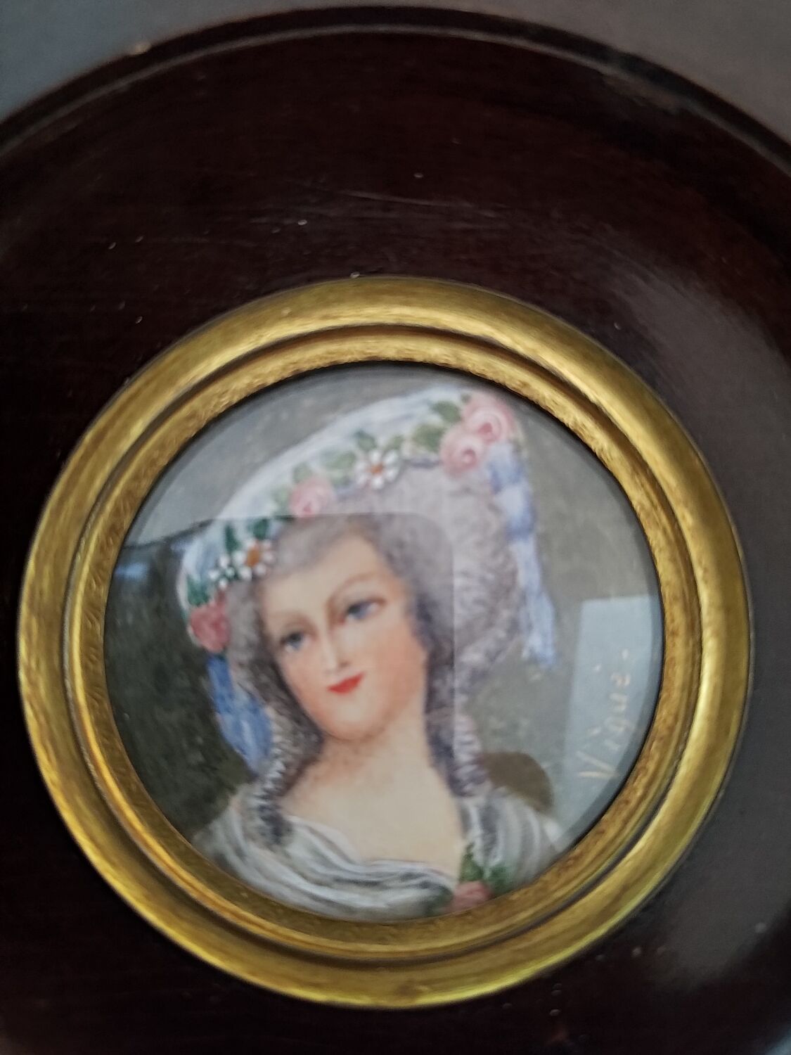 Portrait miniature Madame de Lamballe