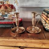 Brass candlesticks