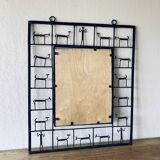 Mirror in ironwork of art