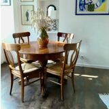 Cherry wood dining room table