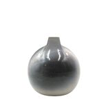 Mid-century Modern spherical gres vase, Franco Bucci Italy ca. 1970