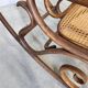 Rocking chair Thonet en bois courbé et cannage