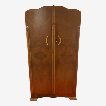 English Art Deco wardrobe