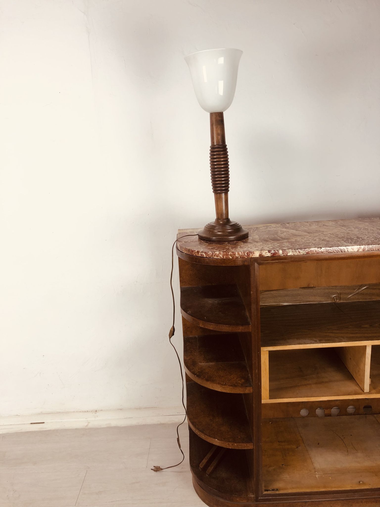 Lampe art déco brutaliste