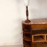 Brutalist art deco lamp