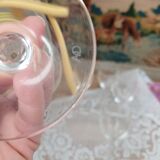 Crystal D'Arques footed glasses