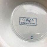 Soupière in Fer Land Sarreguemines early 20th century