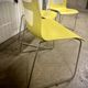 Chaises design jaune et chrome Chaise - Otto B&B Italia– vintage / déc