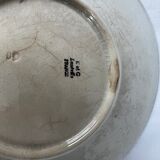 Duo of plates representing a Breton woman with her headdress