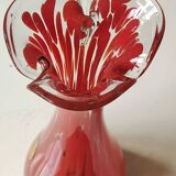 Murano style floral vase