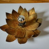 Vintage flower wall lamp