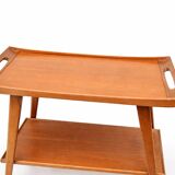 Mid-century German teak bar cart  Manufactured by Opal Furniture, 1960s