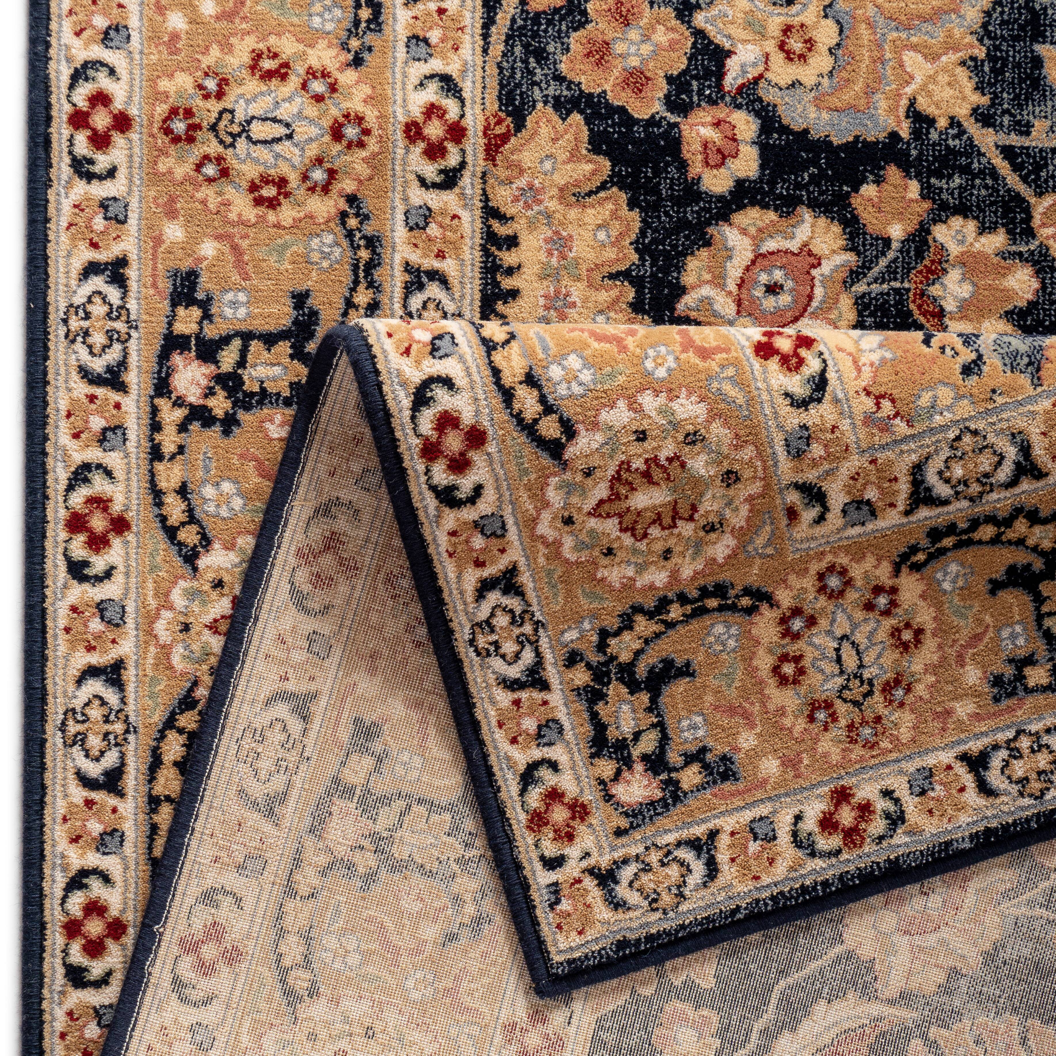 160x230 cm Mota black oriental carpet