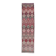 Vintage pink diamond Turkish hand-knotted runner rug 96x345