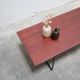 Modernist coffee table in wood and metal
