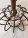 Cage shape wall lamp in rattan