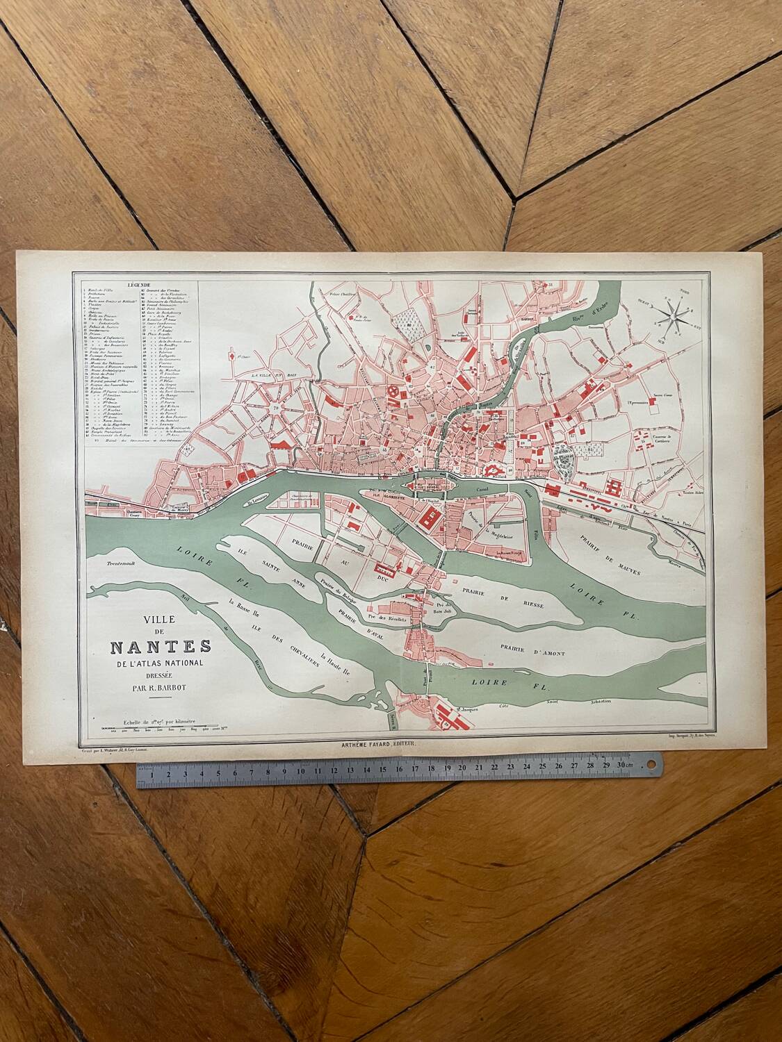 Map of Nantes