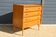 Light oak chest of drawers with 4 drawers from the 1960s.