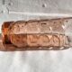 Vintage vase in pink-cut glass art deco Luminarc France