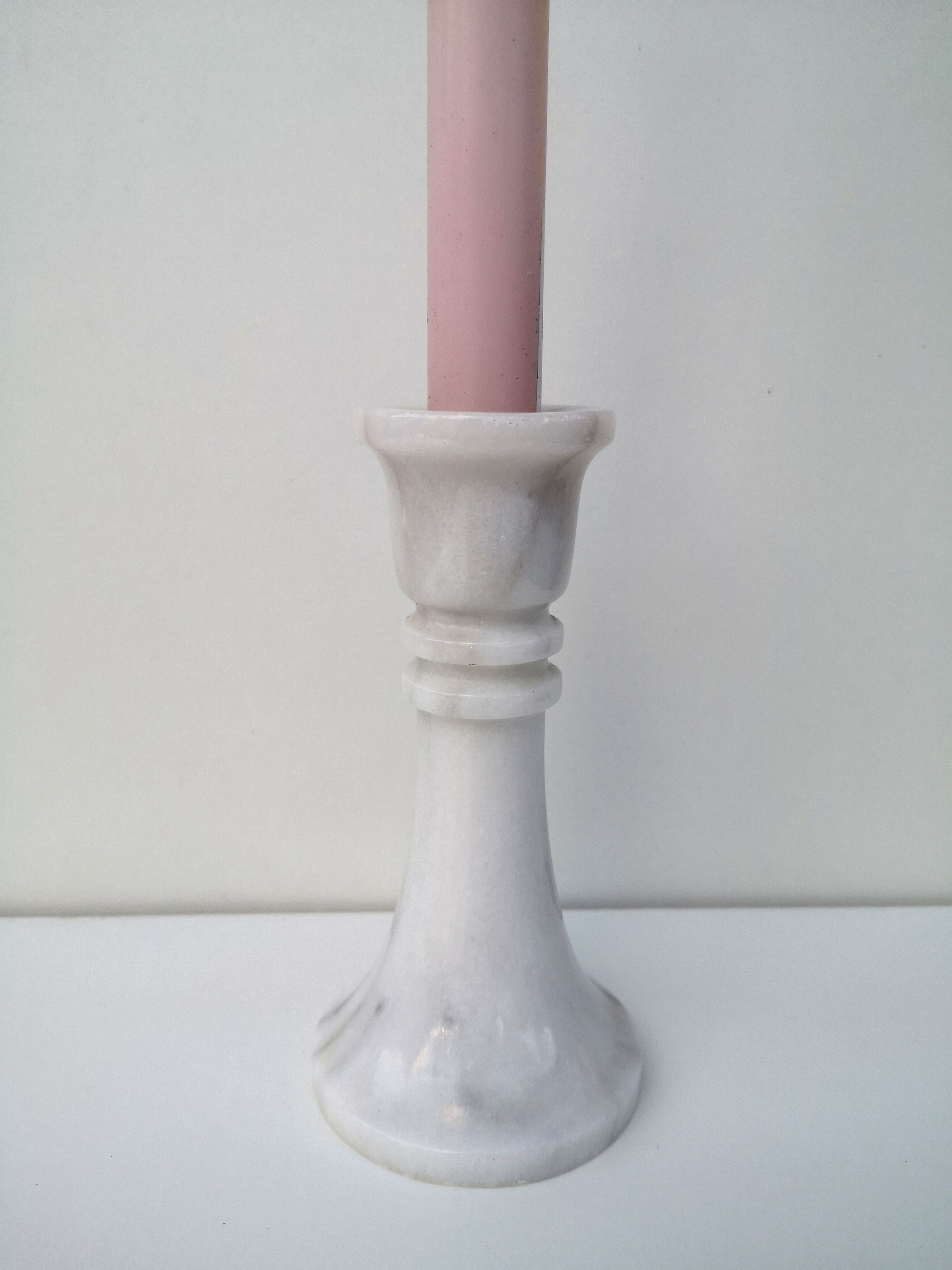 Vintage marble candle holder
