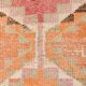 3x12 Pumpkin Orange & Pink Turkish Runner Rug, 83x392Cm