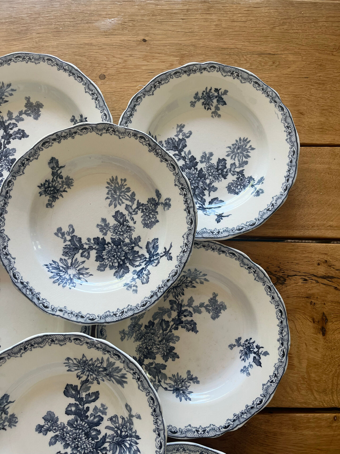 Antique deep plates