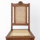 Antique Beechwood Chair with Cane Seat & Back, 1930s–1950s | Turned Wood