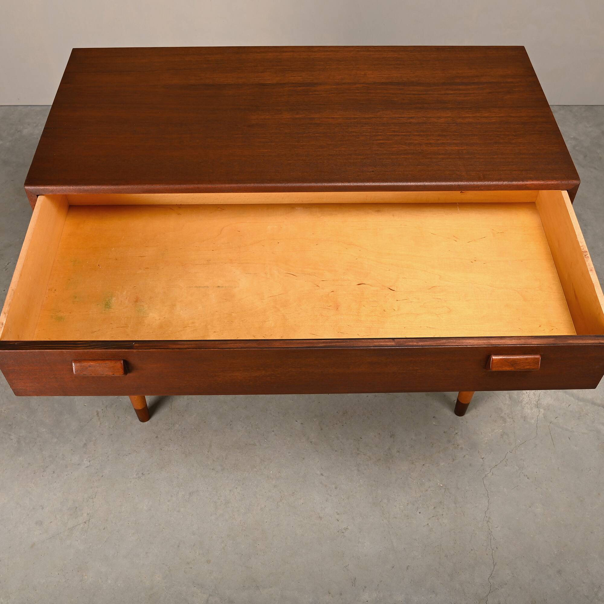 Commode en teck et hêtre de Børge Mogensen, Søborg Møbler