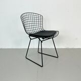 Chaise d’appoint Bertoia en noir