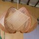 Large Scandinavian vintage wood and wire hanging