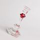 Baccarat - Candlestick (2) - Crystal, Glass - Harcourt candlestick Red