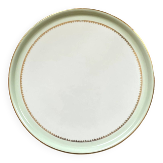 Dish tart cakes Limoges porcelain old vintage tableware ACC-7152