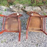 Bistro chairs with patterns